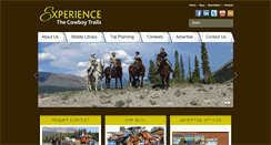 Desktop Screenshot of experiencethecowboytrail.com